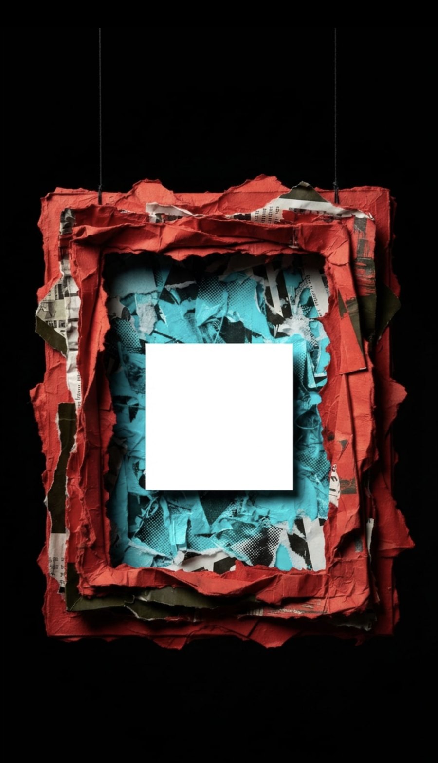 Paper sculpture from the visual world of THE BOOK OF ONENESS